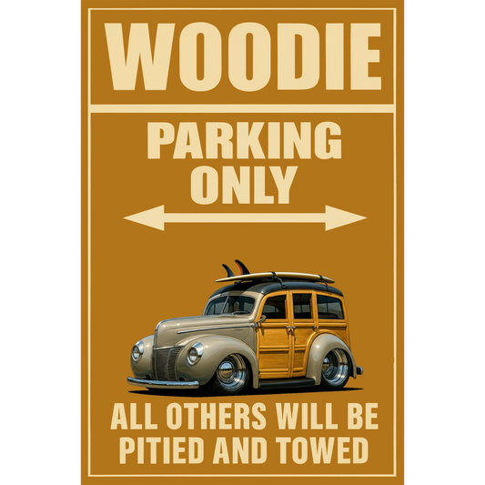 100005 (XX) Sign - Woodie Parking Only