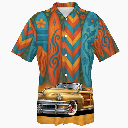 100006 (XX) Hawaiian Shirt - Surfboard