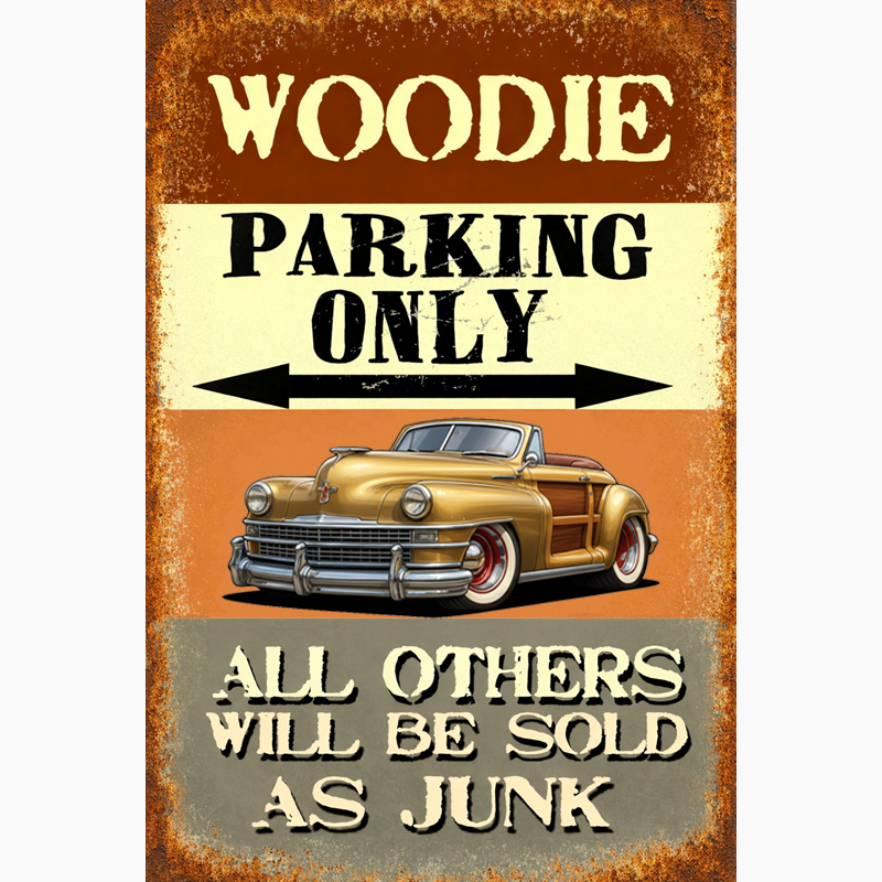 100006 (XX) Sign - Woodie Parking Only II