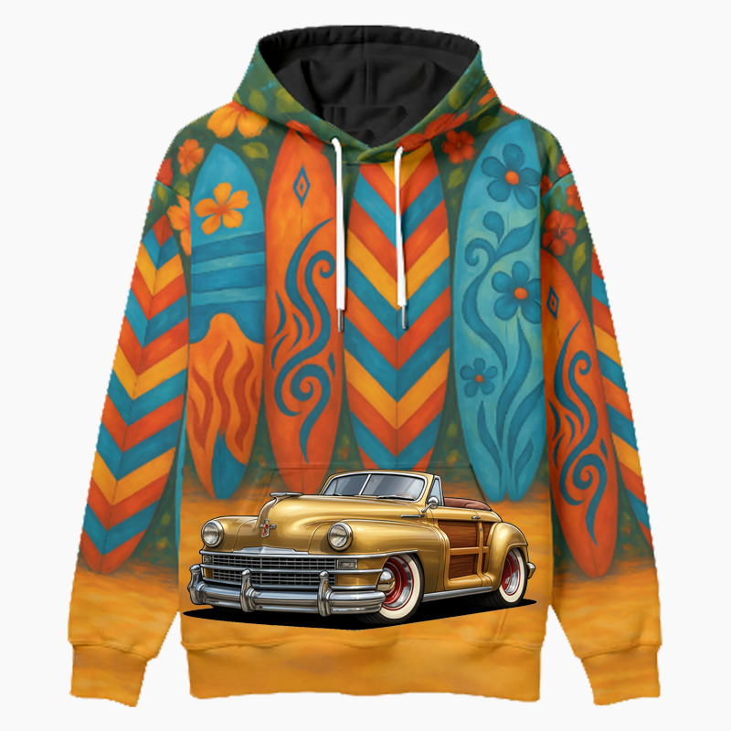 100006 (XX) Woodie Hoodie - Surfboard