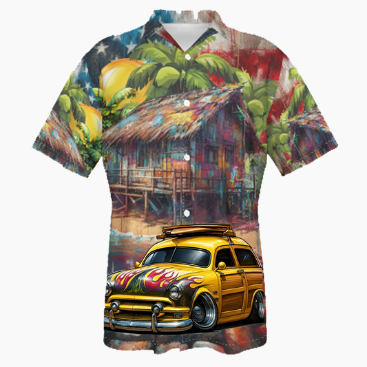 100007 (XX) Hawaiian Shirt - Patriotic