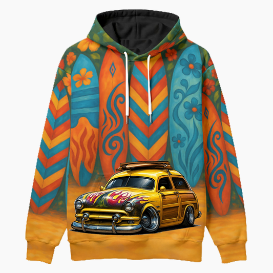 100007 (XX) Woodie Hoodie - Surfboard