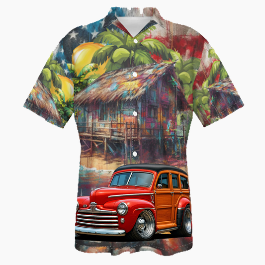 100008 (XX) Hawaiian Shirt - Patriotic