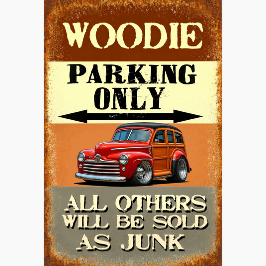 100008 (XX) Sign - Woodie Parking Only II