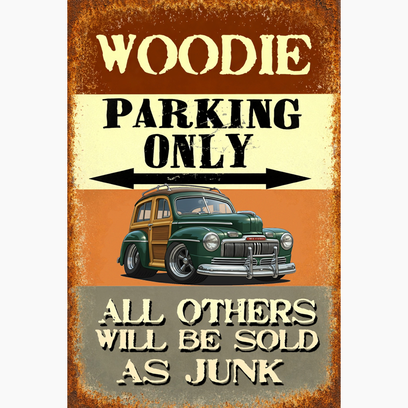 100009 (XX) Sign - Woodie Parking Only II