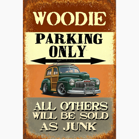 100009 (XX) Sign - Woodie Parking Only II
