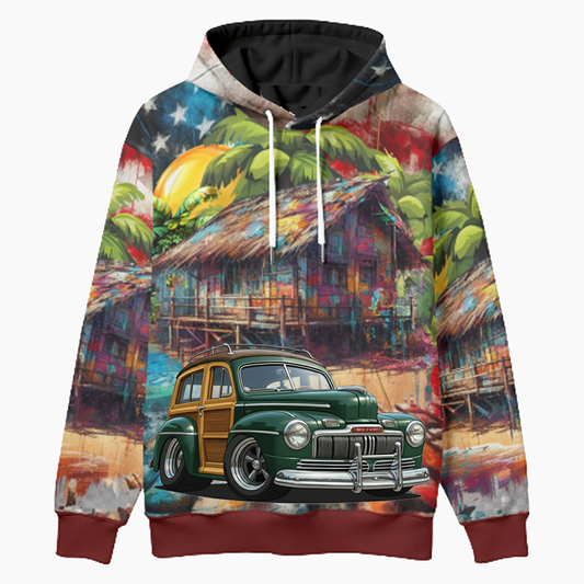 100009 (XX) Woodie Hoodie - Patriotic
