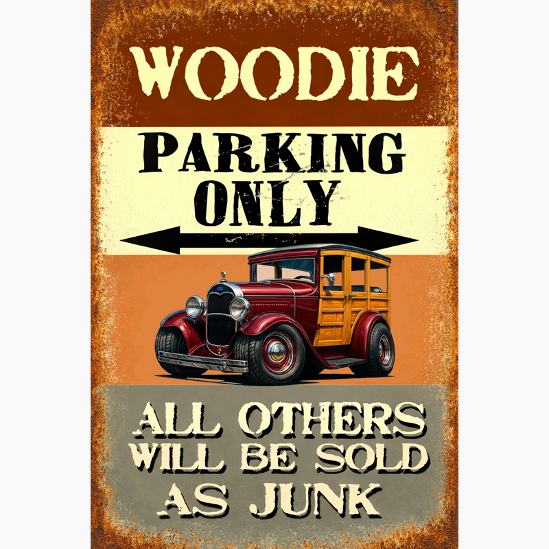100010 (XX) Sign - Woodie Parking Only II