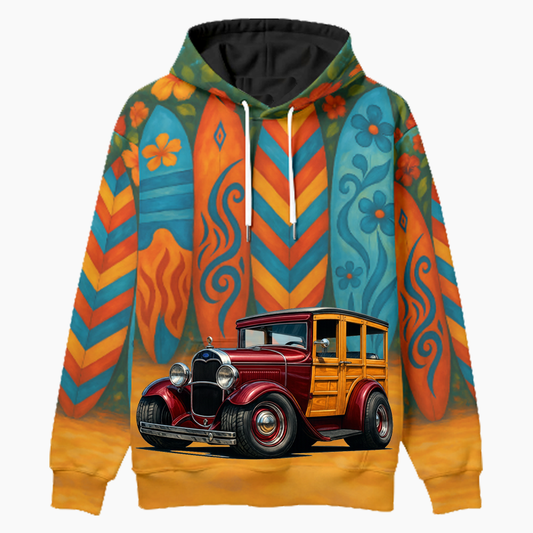 100010 (XX) Woodie Hoodie - Surfboard