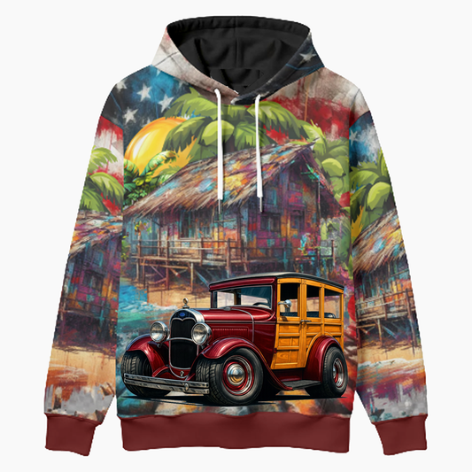 100010 (XX) Woodie Hoodie - Patriotic