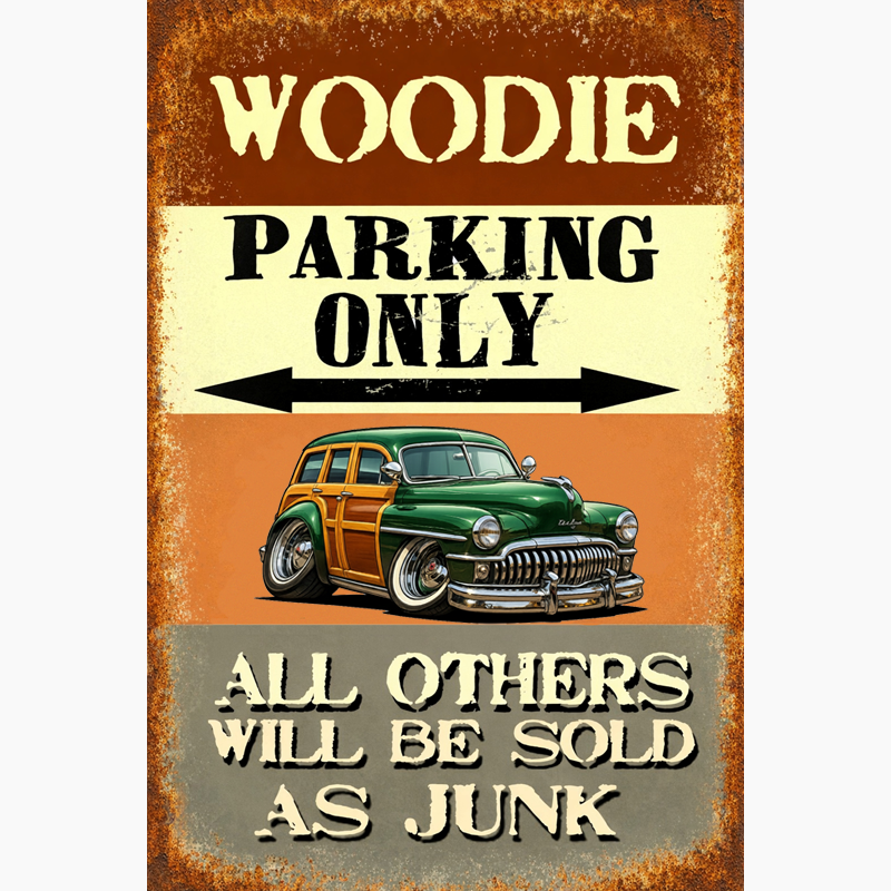 100012 (XX) Sign - Woodie Parking Only II