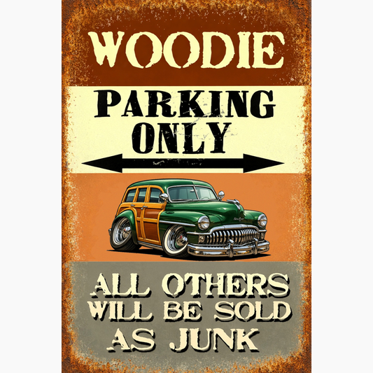 100012 (XX) Sign - Woodie Parking Only II