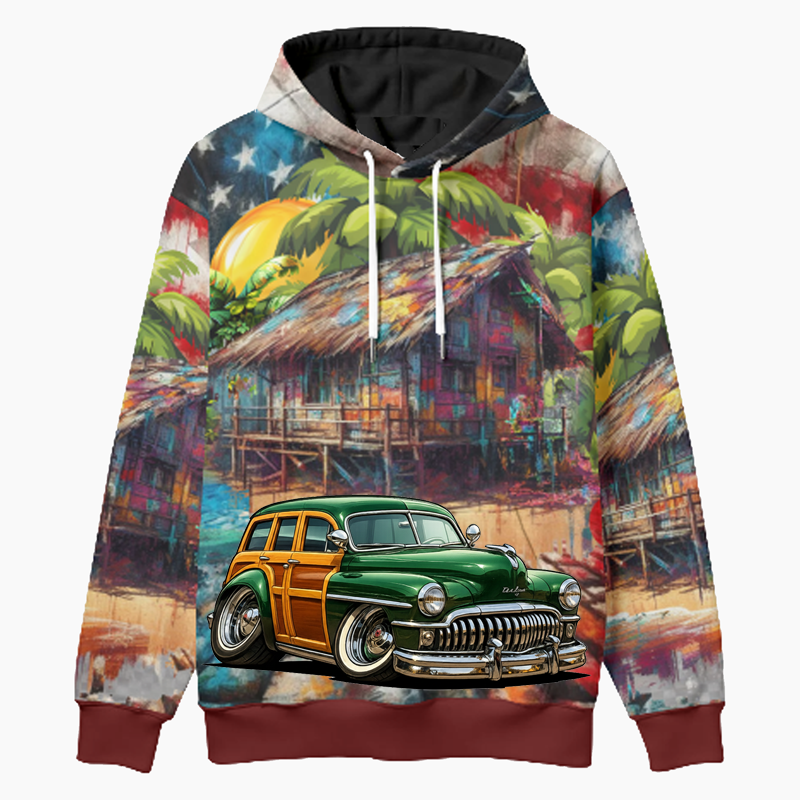 100012 (XX) Woodie Hoodie - Patriotic