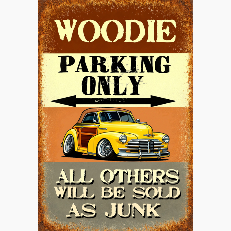 100013 (XX) Sign - Woodie Parking Only II