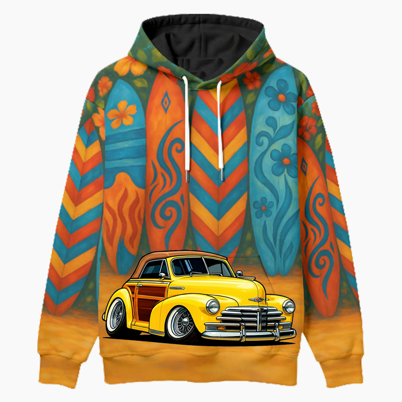 100013 (XX) Woodie Hoodie - Surfboard