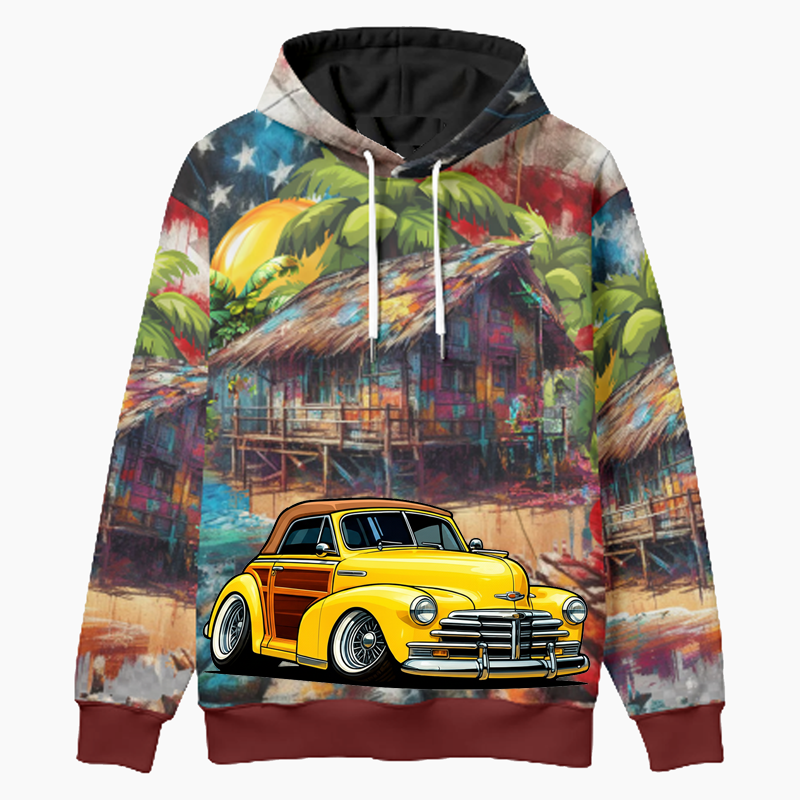 100013 (XX) Woodie Hoodie - Patriotic