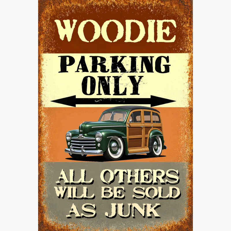 100015 (XX) Sign - Woodie Parking Only II