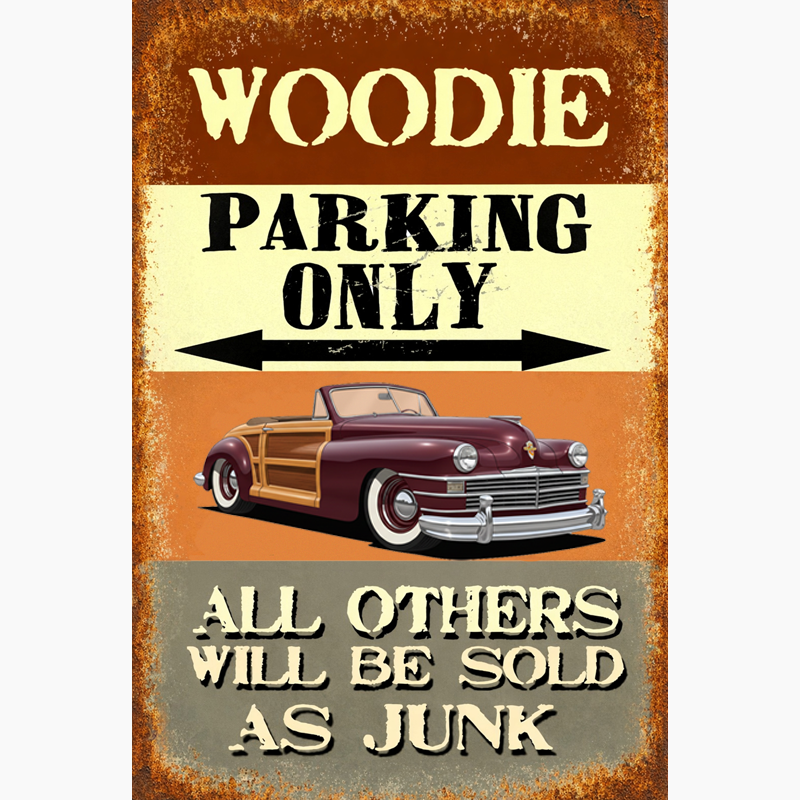 100016 (XX) Sign - Woodie Parking Only II
