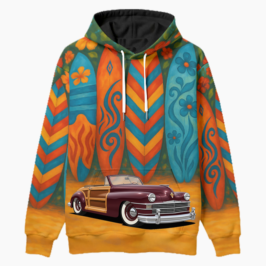 100016 (XX) Woodie Hoodie - Surfboard