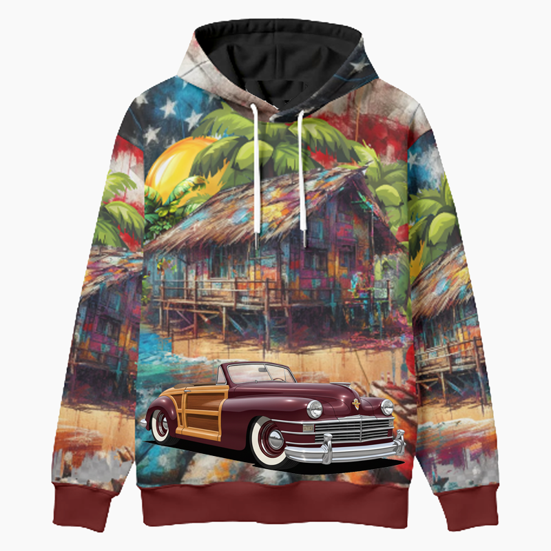 100016 (XX) Woodie Hoodie - Patriotic