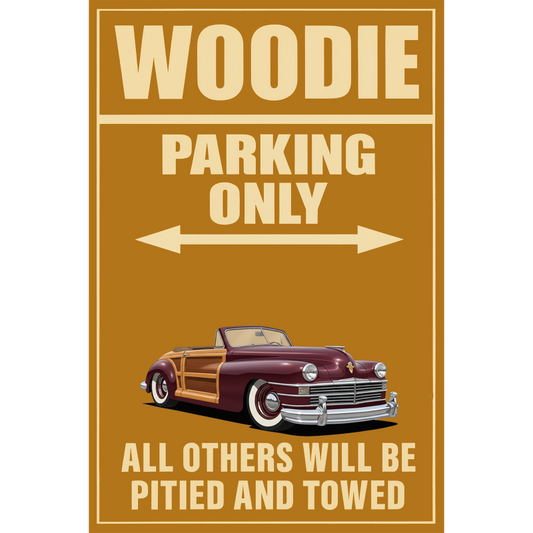 100016 (XX) Sign - Woodie Parking Only