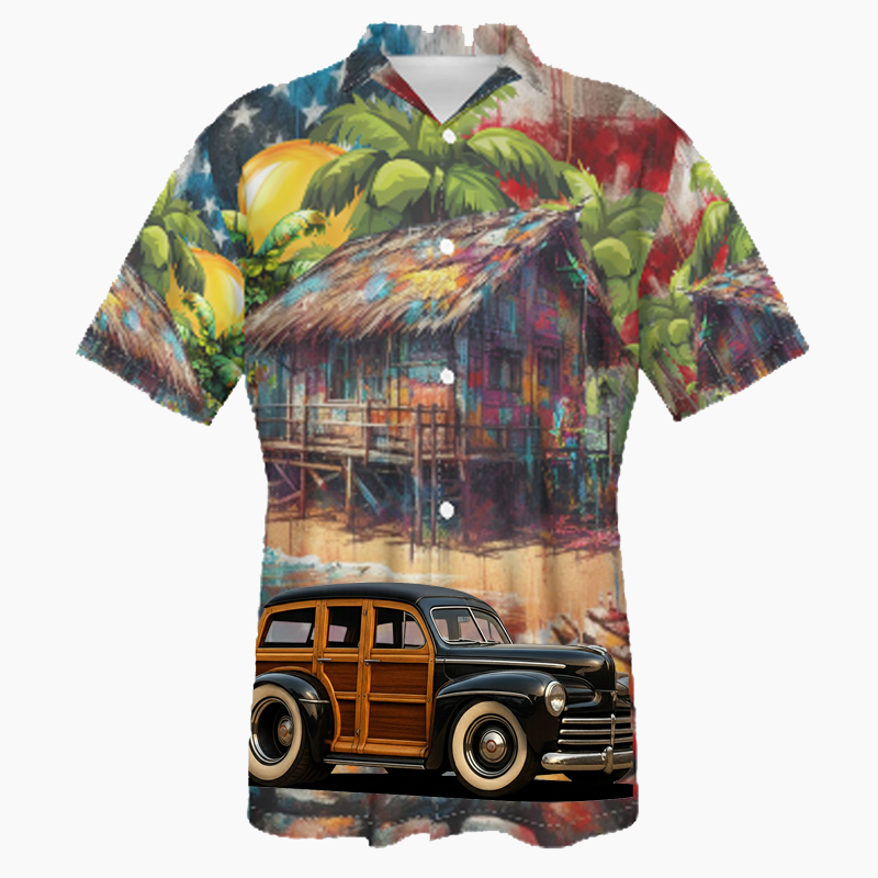 100017 (XX) Hawaiian Shirt - Patriotic