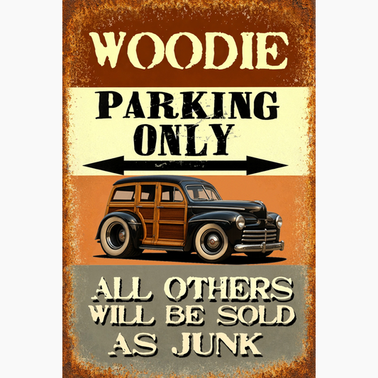 100017 (XX) Sign - Woodie Parking Only II