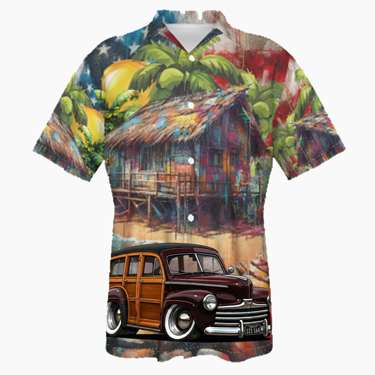 121164 (CA) Hawaiian Shirt - Patriotic