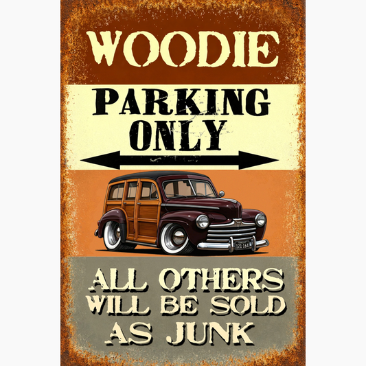121164 (CA) Sign - Woodie Parking Only II