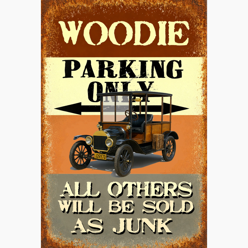 126970 (CA) Sign - Woodie Parking Only II