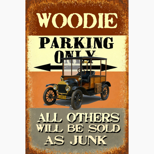 126970 (CA) Sign - Woodie Parking Only II
