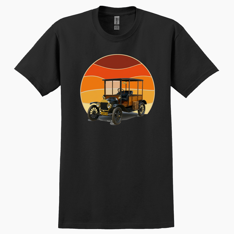 126970 (CA) T-Shirt - Woodie Sunrise
