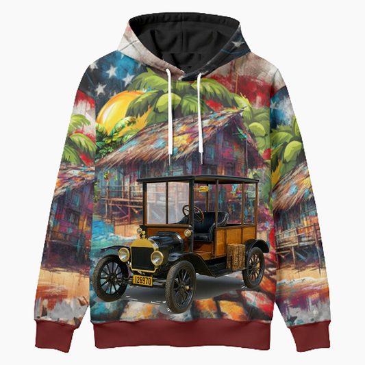 126970 (CA) Woodie Hoodie - Patriotic
