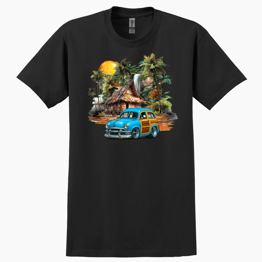 153BPQ (CA) T-Shirt - Tropical Woodie