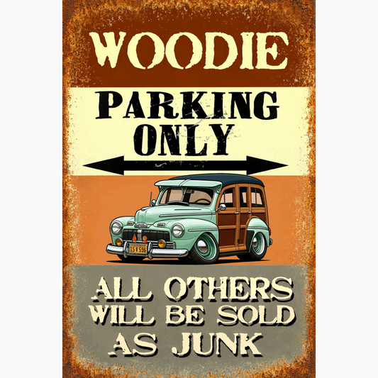 15V596 (CA) Sign - Woodie Parking Only II