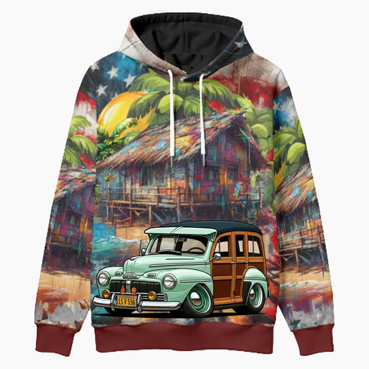 15V596 (CA) Woodie Hoodie - Patriotic