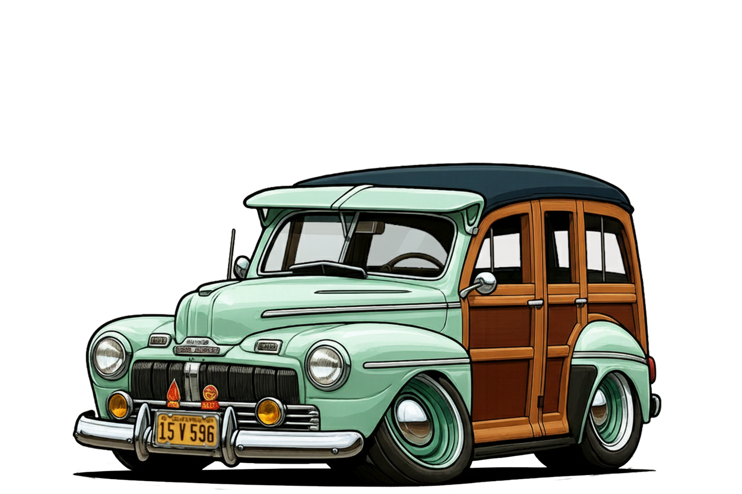 15V596 (CA) T-Shirt - Tropical Woodie