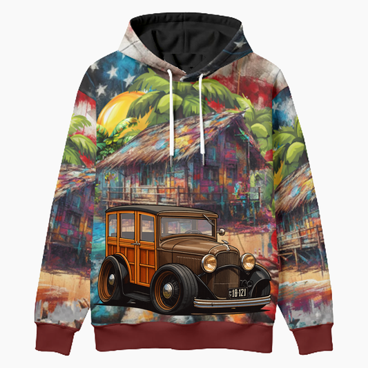 18121 (UT) Woodie Hoodie - Patriotic