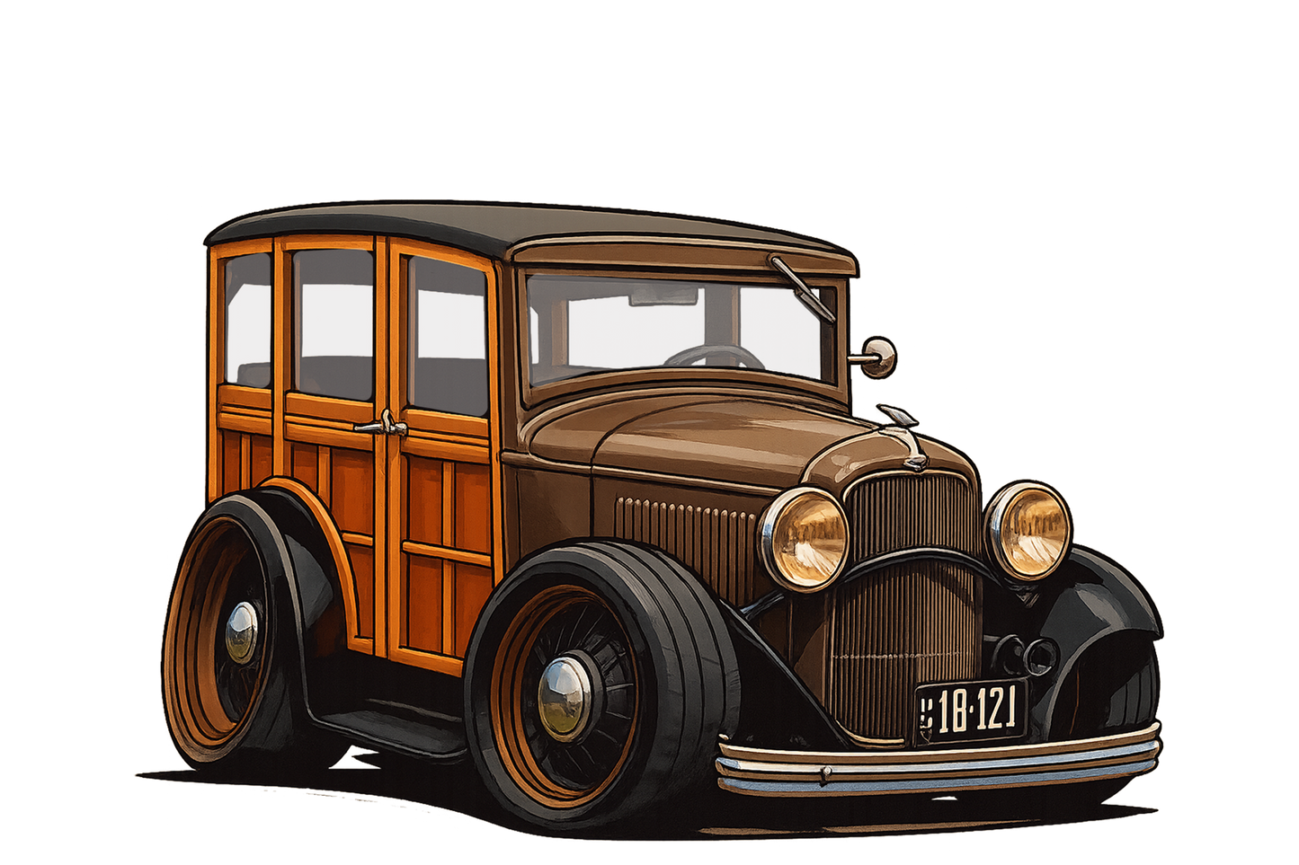 18121 (UT) T-Shirt - Woodie Sunrise