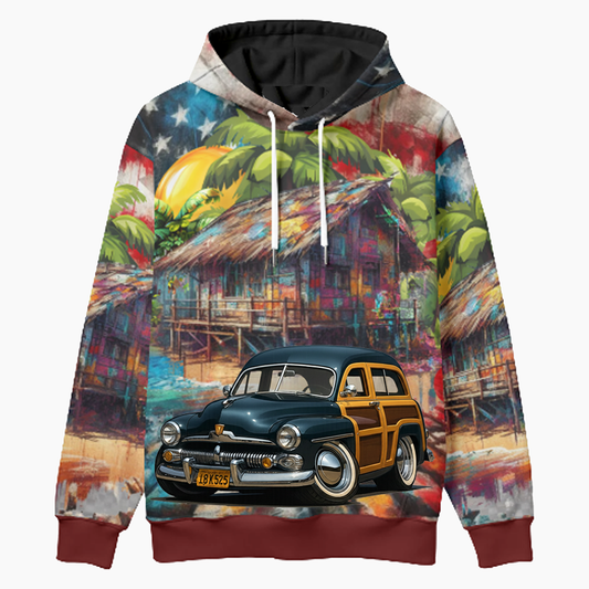 18K525 (CA) Woodie Hoodie - Patriotic