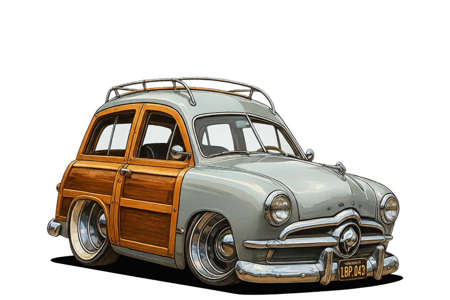 1BP043 (CA) T-Shirt - Tropical Woodie