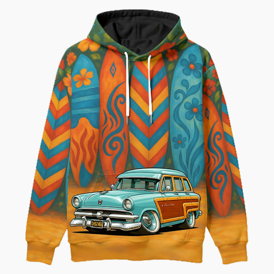1H52466 (CA) Woodie Hoodie - Surfboard