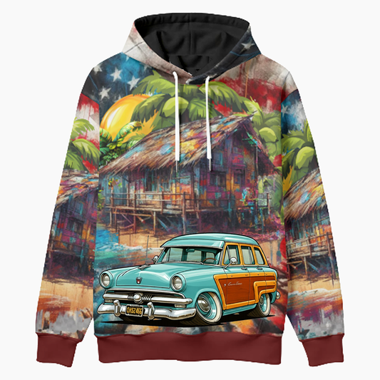 1H52466 (CA) Woodie Hoodie - Patriotic