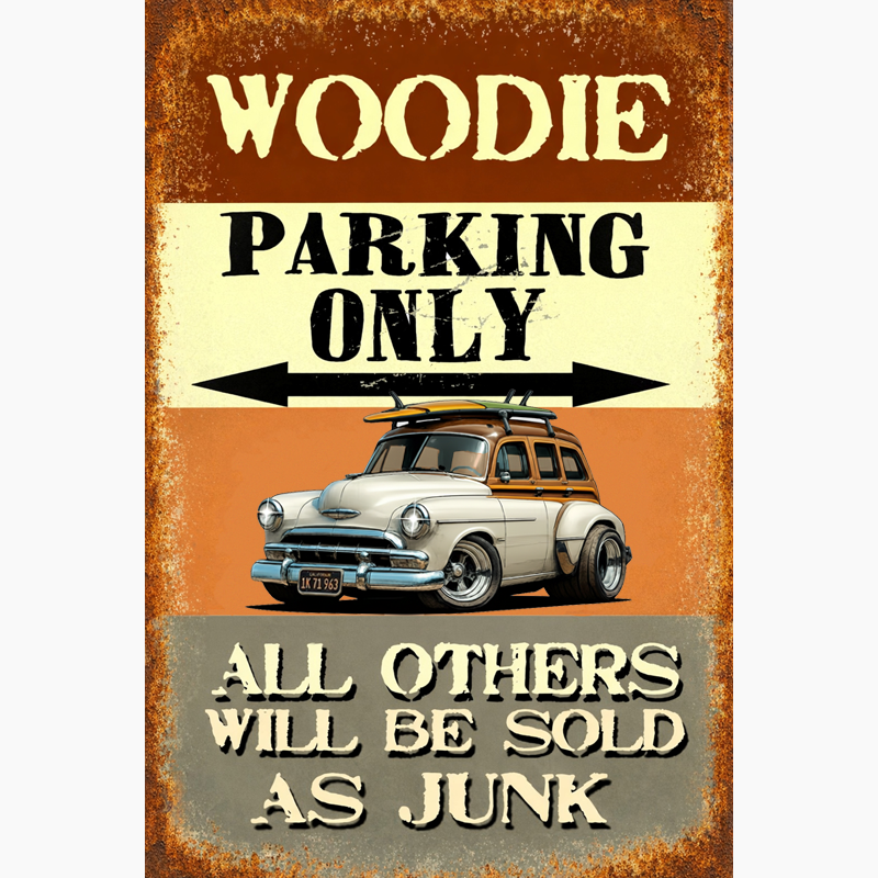 1K71963 (CA) Sign - Woodie Parking Only II