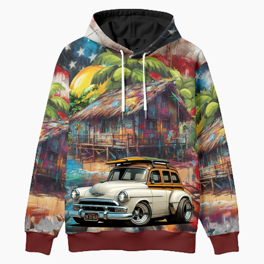1K71963 (CA) Woodie Hoodie - Patriotic