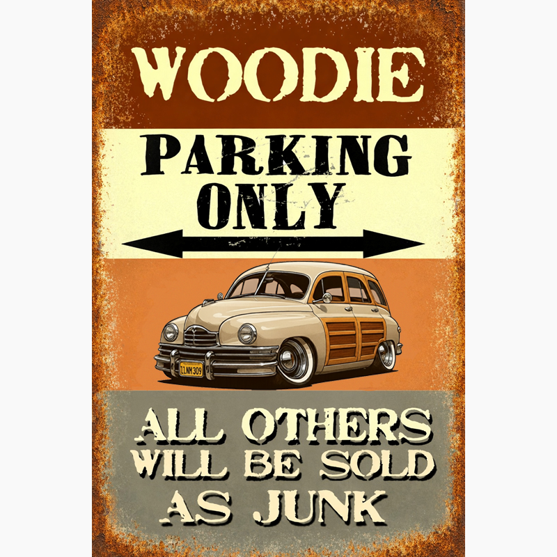 1LNM309 (CA) Sign - Woodie Parking Only II