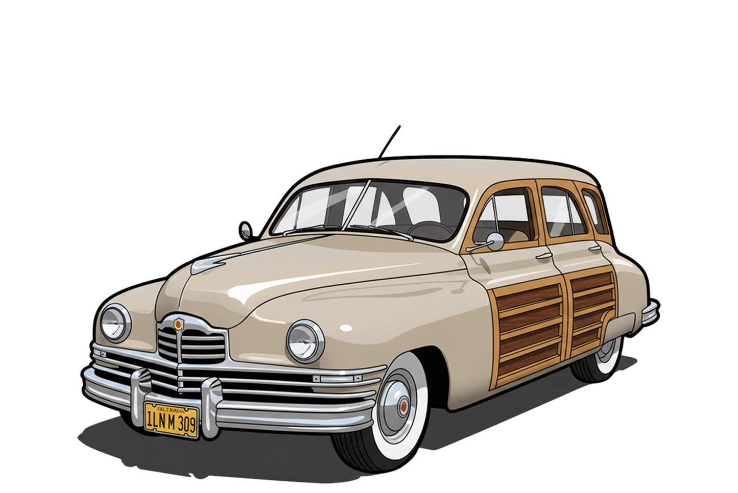 1LNM309 (CA) Sign - Woodie Parking Only II