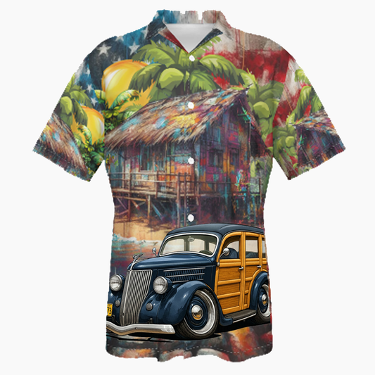 1S3773 (CA) Hawaiian Shirt - Patriotic