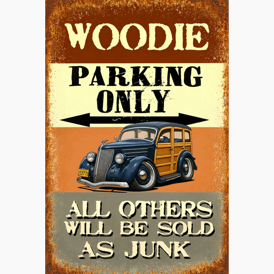 1S3773 (CA) Sign - Woodie Parking Only II