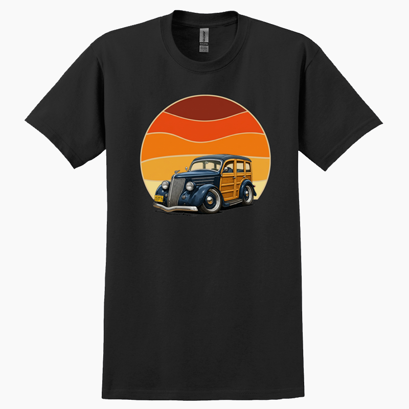 1S3773 (CA) T-Shirt - Woodie Sunrise